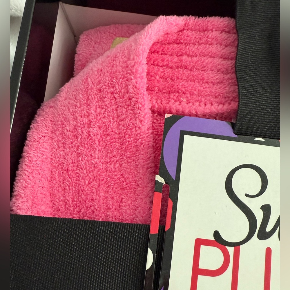 NWT Blue Star Pink Cozy Plush Bathrobe - Picture 2 of 8